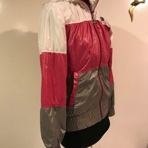 Stylish Women's Pink and Gray Jacket